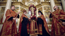 Праздник Воздвижения Честного Креста Господня в Даниловом монастыре