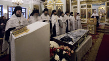 В Даниловом монастыре состоялось отпевание новопреставленного иеромонаха Луки (Филатова)