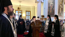 Епископ Алексий возглавил чтение Великого канона преподобного Андрея Критского в Даниловом монастыре
