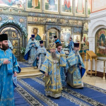 Епископ Алексий возглавил Божественную литургию в Зачатьевском монастыре Москвы | Московский Данилов монастырь