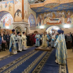 Епископ Алексий возглавил Божественную литургию в Зачатьевском монастыре Москвы | Московский Данилов монастырь