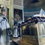 Епископ Алексий в обители князя Даниила совершил первую в этом году Литургию Преждеосвященных Даров | Московский Данилов монастырь