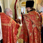 В Неделю жен-мироносиц епископ Алексий совершил Литургию в Троицком соборе | Московский Данилов монастырь