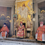 В Неделю 4-ю по Пасхе епископ Алексий совершил Литургию в Троицком соборе | Московский Данилов монастырь