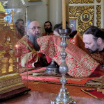 В Неделю 4-ю по Пасхе епископ Алексий совершил Литургию в Троицком соборе | Московский Данилов монастырь