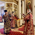 В Даниловом монастыре прошли торжественные богослужения праздника Воздвижения Креста Господня | Московский Данилов монастырь