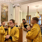 В день памяти Собора Московских святителей епископ Алексий совершил Божественную Литургию в Даниловом монастыре | Московский Данилов монастырь