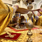 В Даниловом монастыре прошли богослужения воскресного дня | Московский Данилов монастырь
