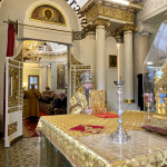 В Неделю 36-ю по Пятидесятнице епископ Алексий совершил Божественную Литургию в Троицком соборе | Московский Данилов монастырь