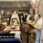 Епископ Алексий совершил Божественную Литургию в первую родительскую субботу Великого поста | Московский Данилов монастырь