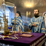 В день Похвалы Божией Матери епископ Алексий совершил Божественную Литургию в Даниловом монастыре | Московский Данилов монастырь