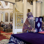 В Великий Четверг епископ Алексий совершил Божественную Литургию в Даниловом монастыре | Московский Данилов монастырь