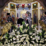 В канун Великой Субботы епископ Алексий совершил утреню с чином погребения Господа нашего Иисуса Христа | Московский Данилов монастырь