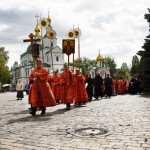 В пятницу Светлой седмицы в Даниловом монастыре совершены Божественная Литургия и водосвятный молебен | Московский Данилов монастырь