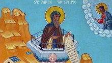 Преподобный Симеон Столпник († 459) и мать его Марфа (†428). Память 14 (1) сентября