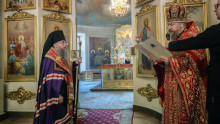 Святейший Патриарх Кирилл поздравил наместника Данилова монастыря с Днем Тезоименитства 