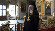 Сотрудники Данилова монастыря поздравили наместника обители с Днем Тезоименитства