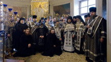 В пятницу первой седмицы Великого поста епископ Алексий совершил Литургию Преждеосвященных Даров