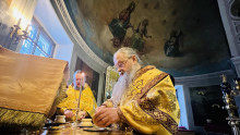 В праздник Торжества Православия епископ Алексий совершил Божественную Литургию