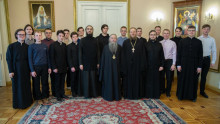 Студенты Перервинской духовной семинарии совершили паломничество в Данилов монастырь