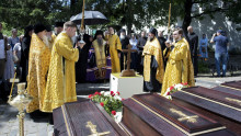 В Данилов монастырь перенесли останки монахов Спасо-Преображенской обители Московского Кремля