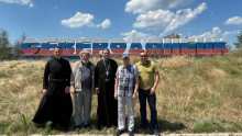 Главный редактор издательства Данилова монастыря побывал в ЛНР с гуманитарной миссией