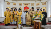 Епископ Алексий совершил диаконскую хиротонию в скиту Даниловой обители