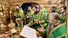 В день памяти преподобного Сергия Радонежского в скиту Данилова монастыря прошли престольные торжества 