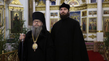 Сотрудники Данилова монастыря поздравили Наместника обители с Рождеством Христовым