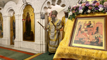 В Даниловой обители прошли богослужения воскресного дня