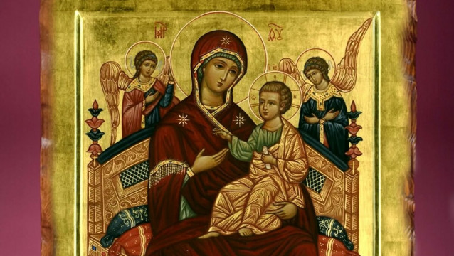 Икона Божией Матери, именуемая «Всецарица» («Пантанасса»).  Празднование 31 августа (18) августа  | Московский Данилов монастырь