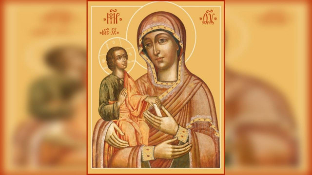 Икона Божией Матери, именуемая  «Троеручица» | Московский Данилов монастырь