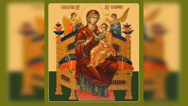 Икона Божией Матери, именуемая «Всецарица» | Московский Данилов монастырь