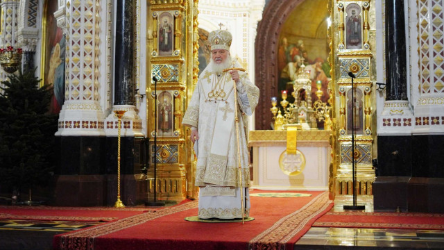 Проповедь Святейшего Патриарха Кирилла перед началом новогоднего молебна | Московский Данилов монастырь