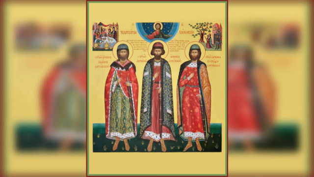 Мученики Антоний, Иоанн и Евстафий Литовские (1347) | Московский Данилов монастырь