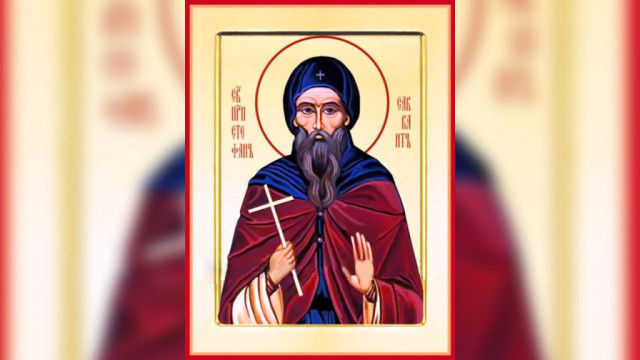 Преподобный Стефан Савваит (794) | Московский Данилов монастырь