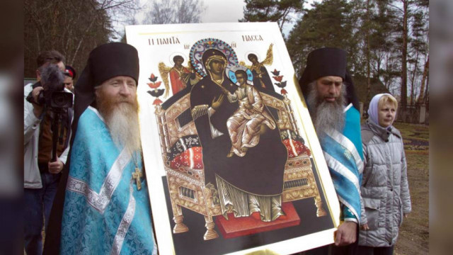 Принесение иконы Божией Матери «Всецарица» | Московский Данилов монастырь
