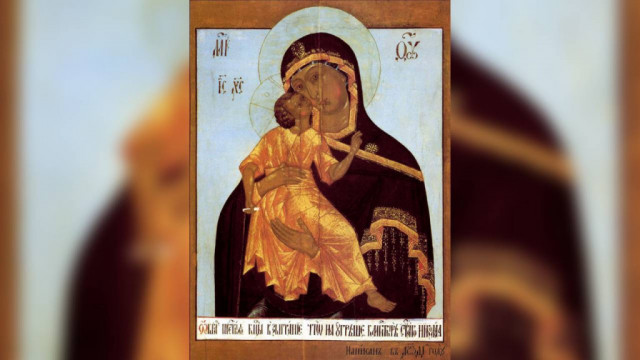 Икона Божией Матери, именуемая  «Взыграние», Угрешская (1795) | Московский Данилов монастырь