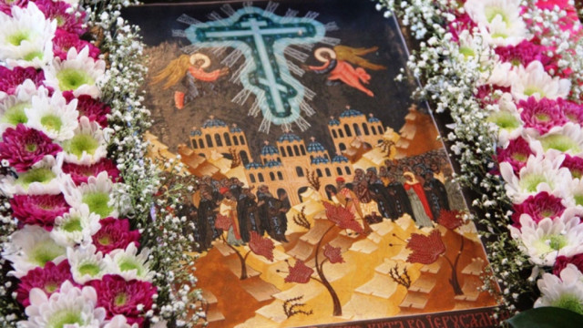 Воспоминание явления на небе Креста Господня в Иерусалиме (351) | Московский Данилов монастырь