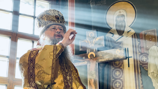 Епископ Алексий совершил Божественную литургию Воскресного дня | Московский Данилов монастырь