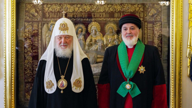 Святейший Патриарх Кирилл встретился с Предстоятелем Ассирийской Церкви Востока | Московский Данилов монастырь