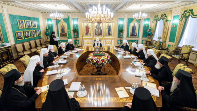 Состоялось очередное заседание Священного Синода Русской Православной Церкви | Московский Данилов монастырь