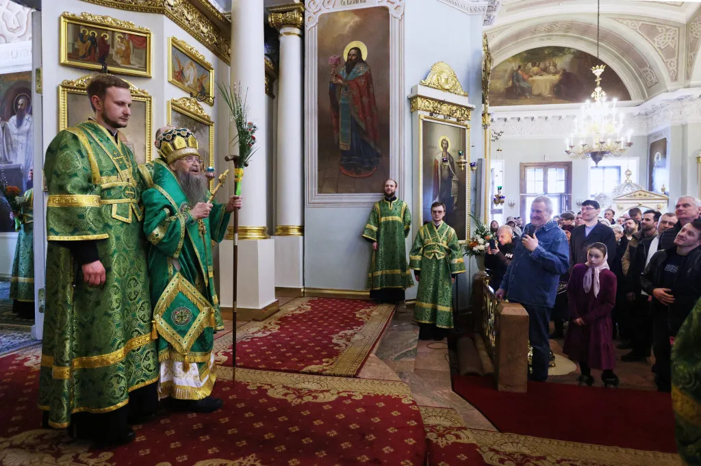 В праздник Входа Господня в Иерусалим в обители князя Даниила прошли торжественные богослужения