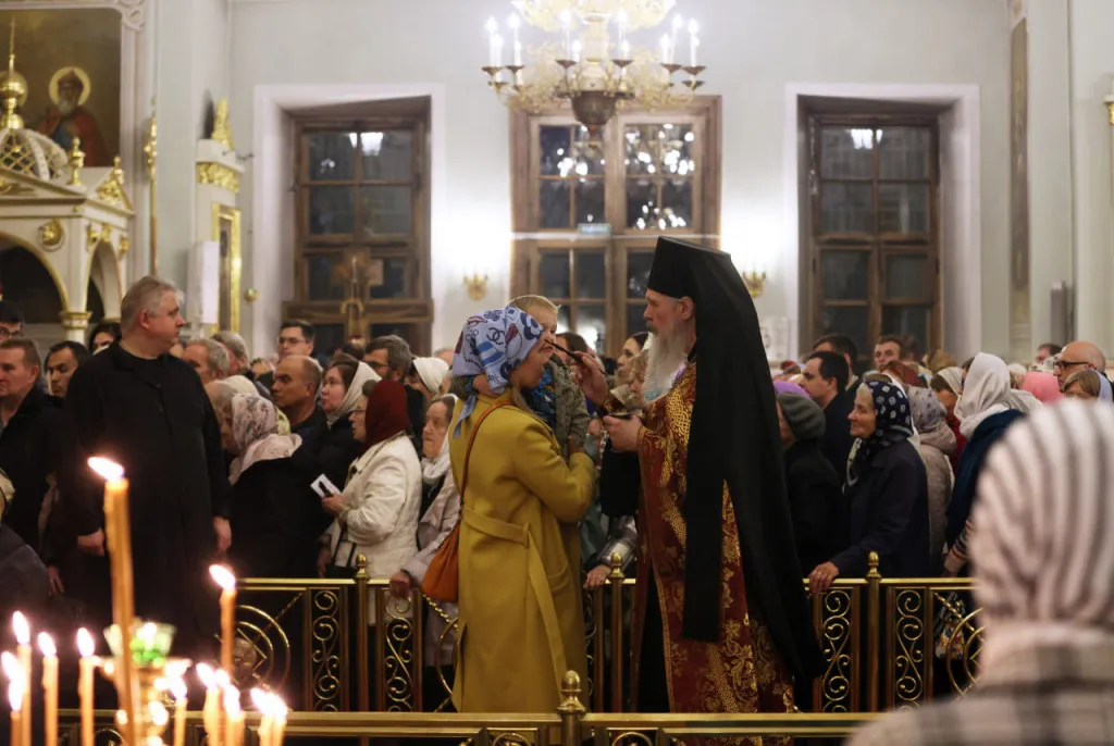 Обитель князя Даниила встретила праздник Воздвижения Честного и Животворящего Креста Господня