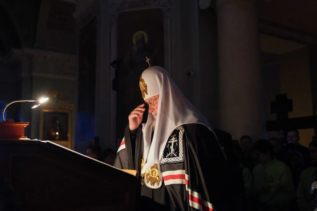 Святейший Патриарх Кирилл совершил повечерие с чтением Великого канона прп. Андрея Критского в Даниловом монастыре