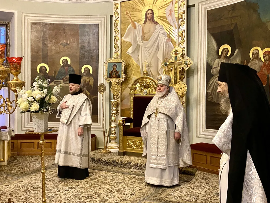 В Даниловой обители прошли торжественные богослужения Навечерия Рождества Христова