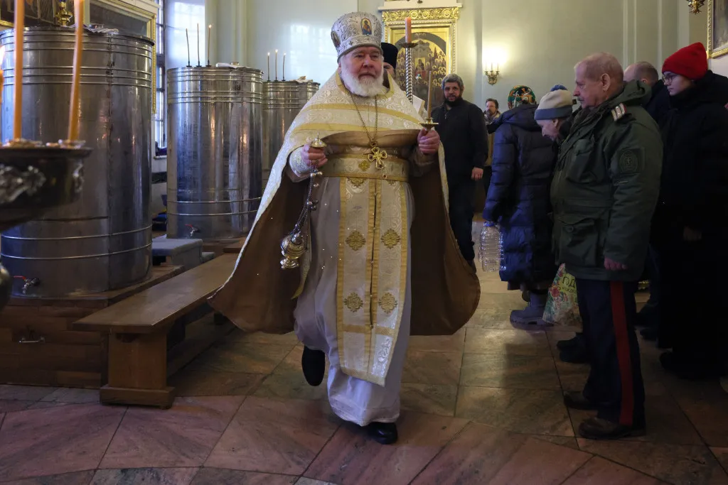 Данилова обитель встретила праздник Крещения Господня