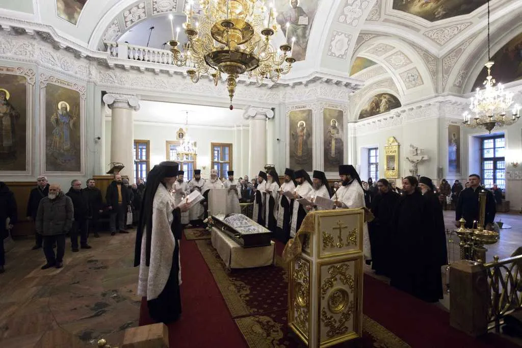 В Даниловом монастыре состоялось отпевание новопреставленного иеромонаха Луки (Филатова)