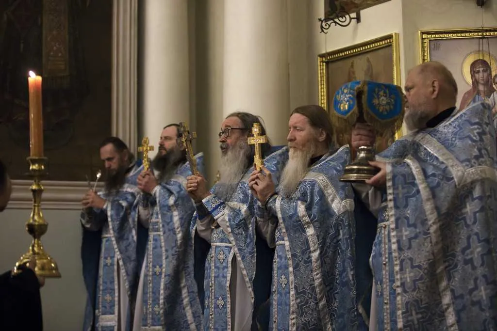 В Даниловой обители встретили праздник Введения во храм Пресвятой Богородицы