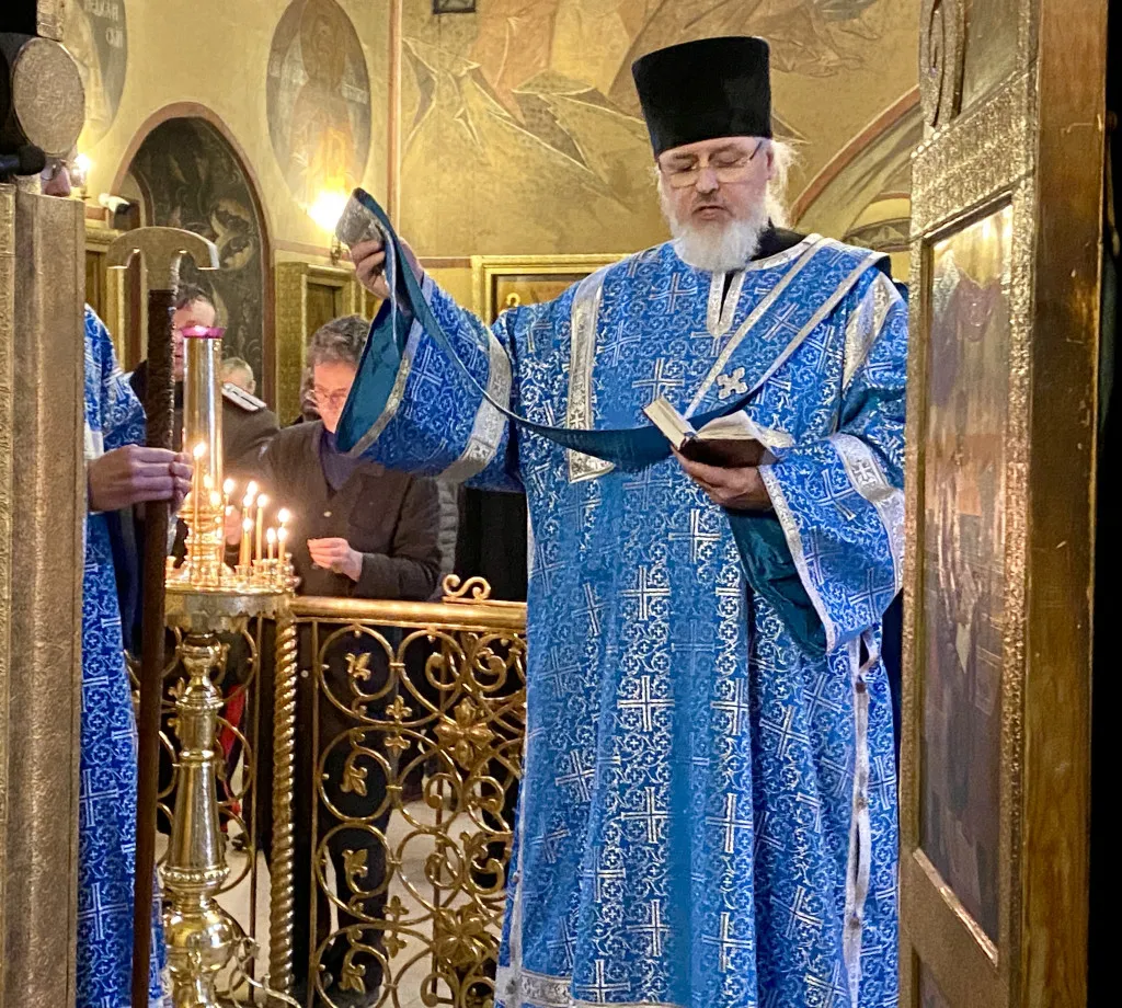 В Даниловой обители прошли богослужения Субботы Акафиста